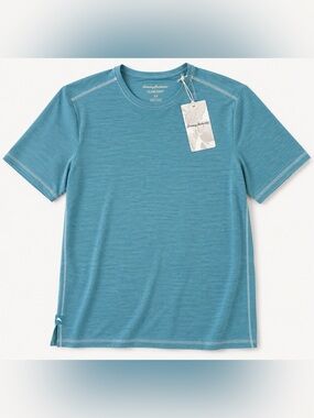 Tommy Bahama Paradise Isles IslandZone Tee Men’s S NWT Azul Mar Performance